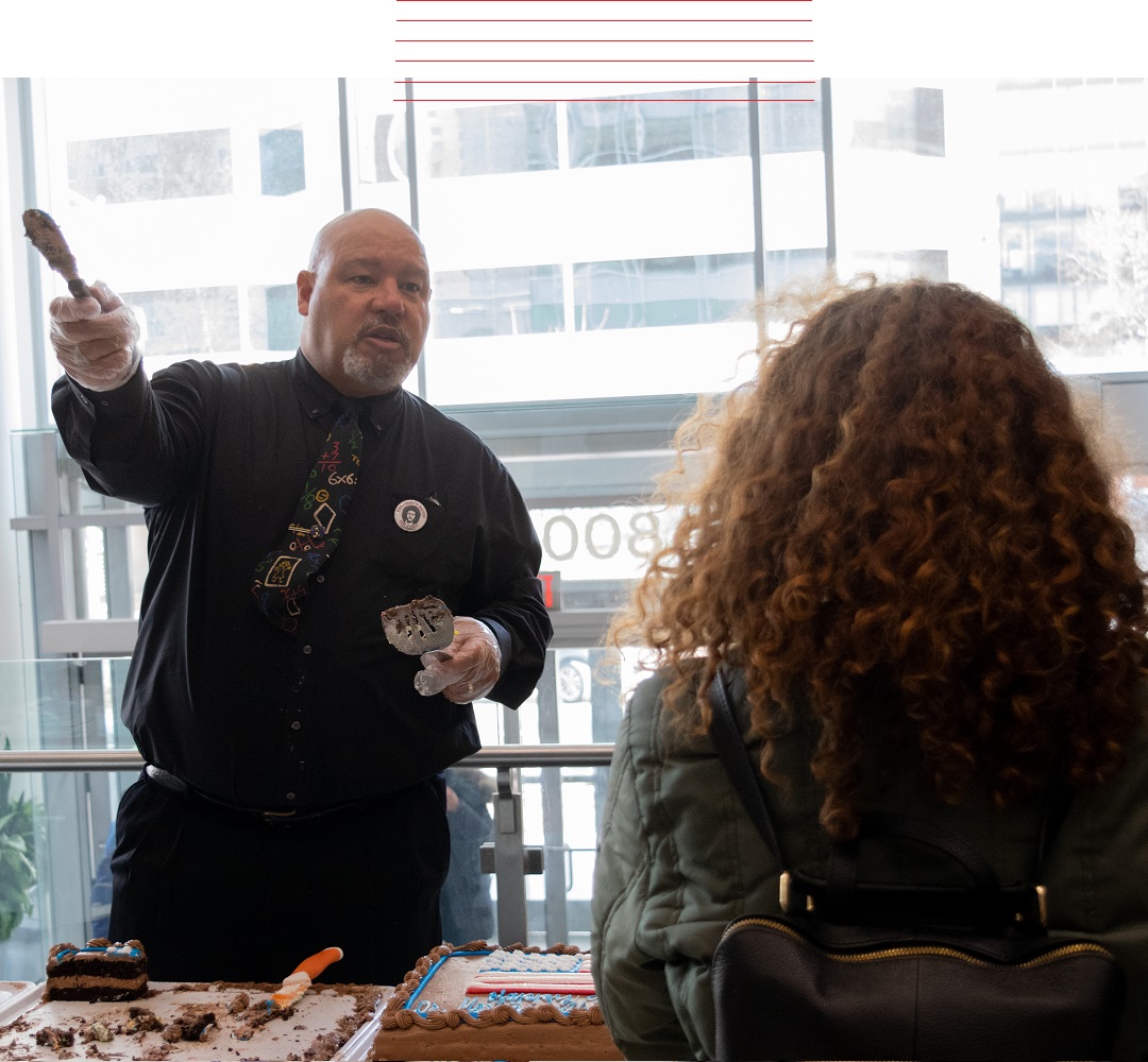 Mr. Tapscott at a King Week event