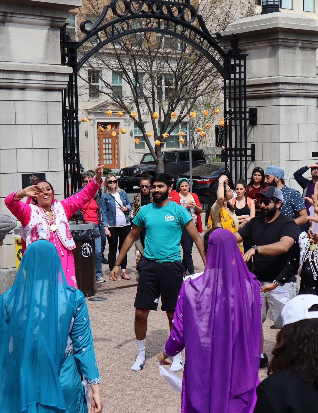 Students celebrating at Punjab Day Mela 2019