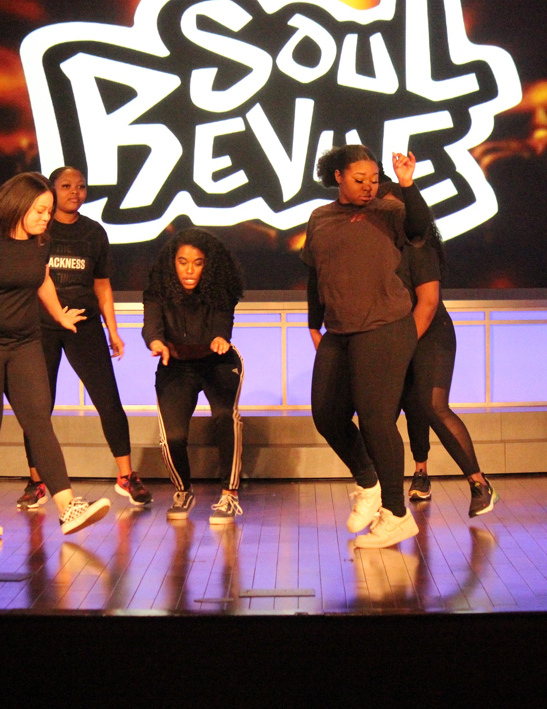 Student dancers at Soul Revue 2020