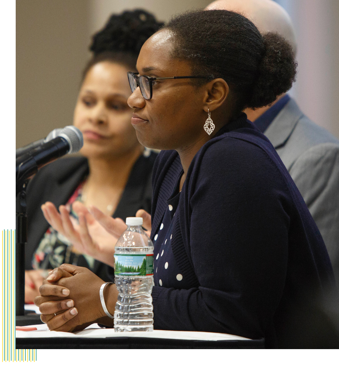 Panelist speaking